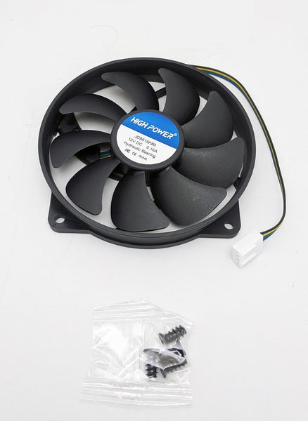 NEW HIGH POWER® Low-Profile 95mm x 15mm Replacement 4-pin PWM CPU Cooling Fan on 80-mm Frame Model: JD9515K80