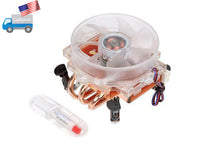 2-Pack: NEW Evercool Overclock LED Cooler Fan for Intel Core 2 Duo P4 Socket T LGA 775 CPU HPH-9525CU