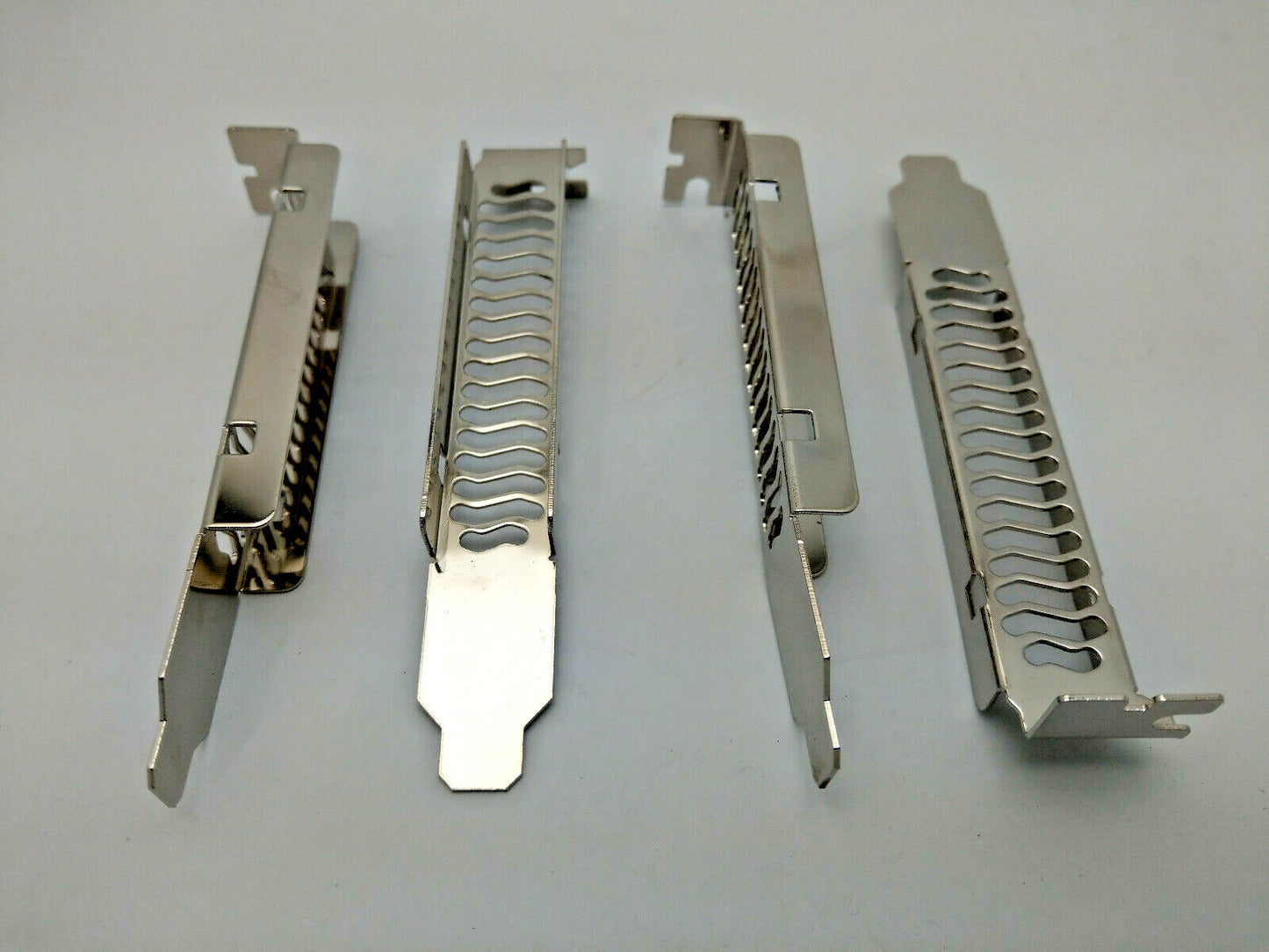 NEW 10-Pack Chrome PC Case Air Ventilated Addon Card Expansion Slot Cover Plates