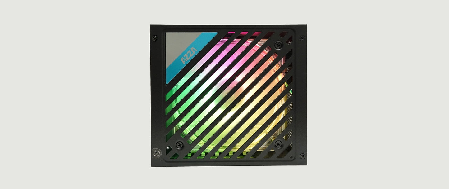 NEW AZZA 650W 80plus Bronze 120mm Digital RGB Fan PC Power Supply  PSAZ-650W (ARGB)