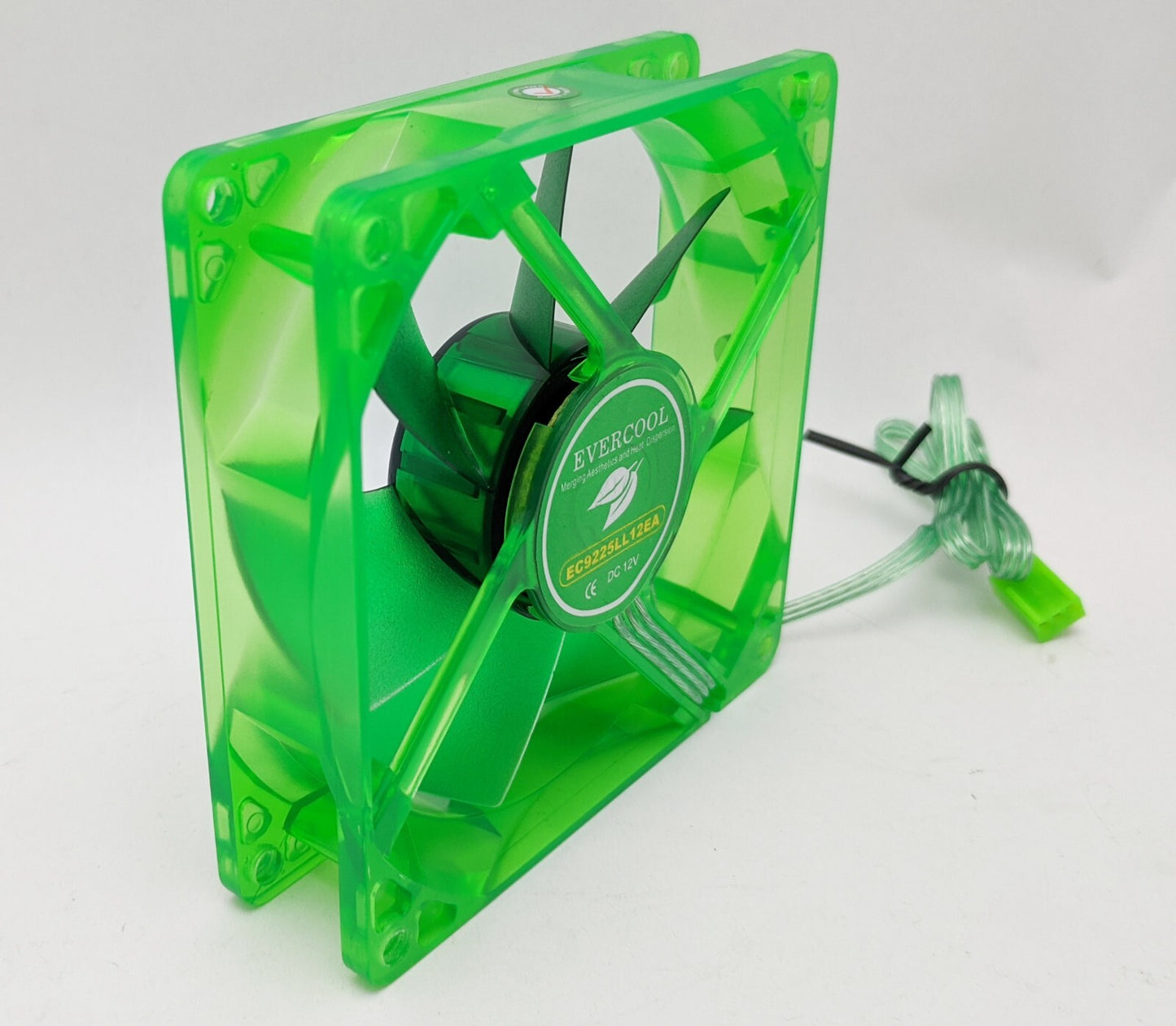 NEW Evercool Ever Green Quiet 16dBA 90mm 3pin PC Case Cooling Fan EGF-9