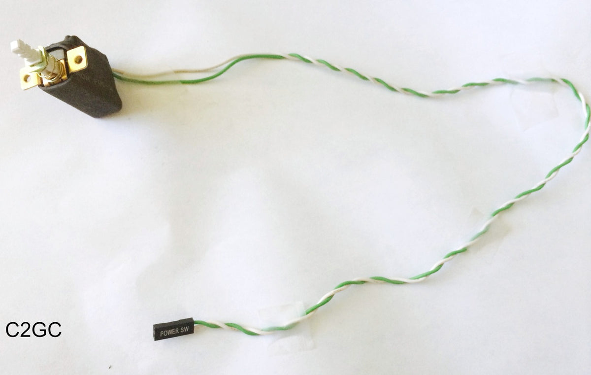 Computer System Power Switch, ATX Style, Push Button ON/OFF Mechanical Momentary