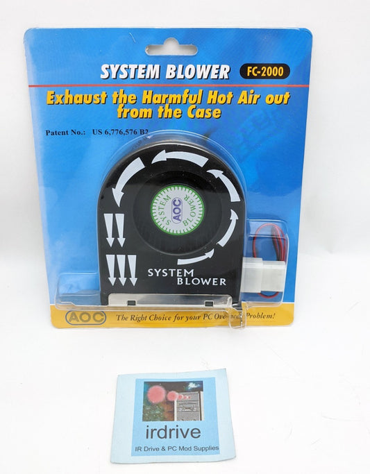 NEW AOC FC-2000 PC System Blower PCI/ISA Slot Fan/VGA Graphic Cooler