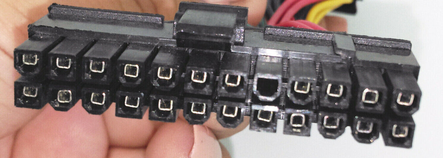 Standard Legacy 20pin ATX Power Supply to 24-pin Motherboard Power Adapter Cable