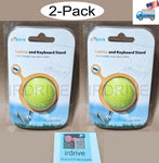 2-pack: NEW Logisys Lime Golf Ball Shape Anti-slip Notebook, Cell, Keyboard Stand ST01LM