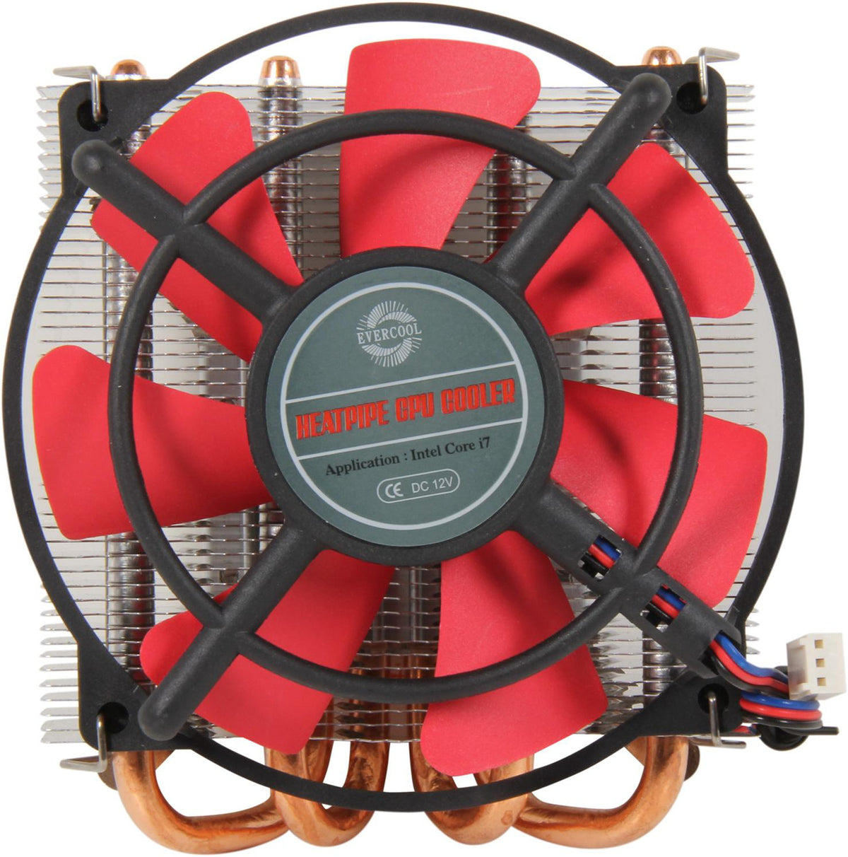 Quiet 100mm Cooling Fan for Intel LGA 1155/1156/1150 sockets i5 i7 PC CPU Cooler