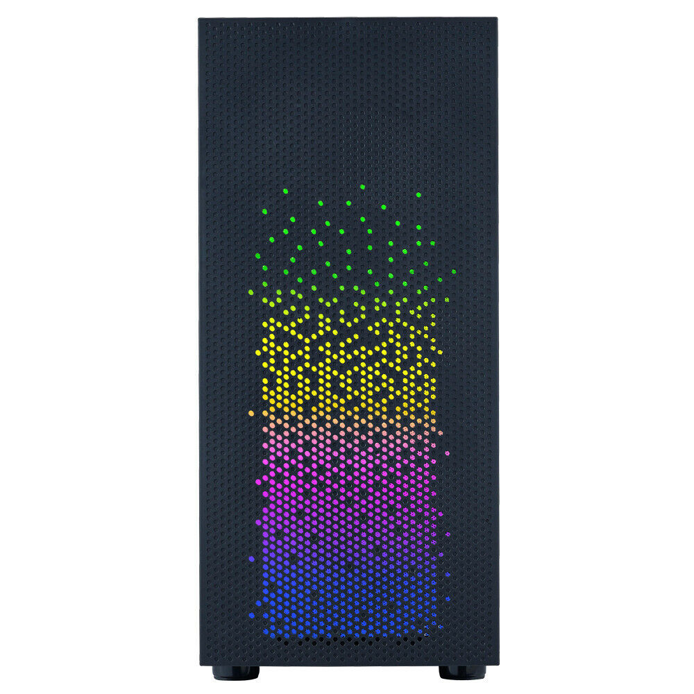 New AZZA Bundle Celesta CSAZ-340F ARGB Mid Tower ATX Case w/ SHARK ATX-1000-LED 1000W BLUE LED PSU