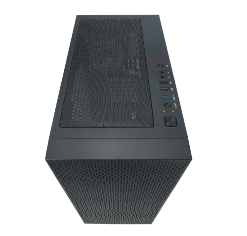 New AZZA Bundle Celesta CSAZ-340F ARGB Mid Tower ATX Case w/ SHARK ATX-1000-LED 1000W BLUE LED PSU
