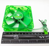 3-pack: NEW Evercool Ever Green Quiet 16dBA 90mm 3pin PC Case Cooling Fan EGF-9