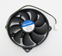 NEW HIGH POWER® Low-Profile 95mm x 15mm Replacement 4-pin PWM CPU Cooling Fan on 80-mm Frame Model: JD9515K80