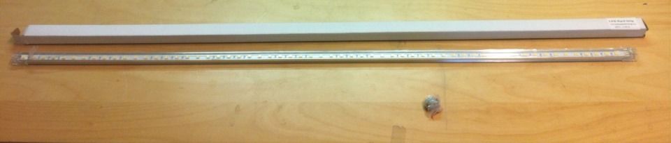 NEW 3'3" Long LED Light Bar Ceiling/Under Cabinet Fixture 24V 12W Soft White