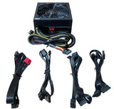 Lot 4pcs: PowerSpec 750W 80plus Bronze 2x PCIE Modular Cable ATX PC Power Supply