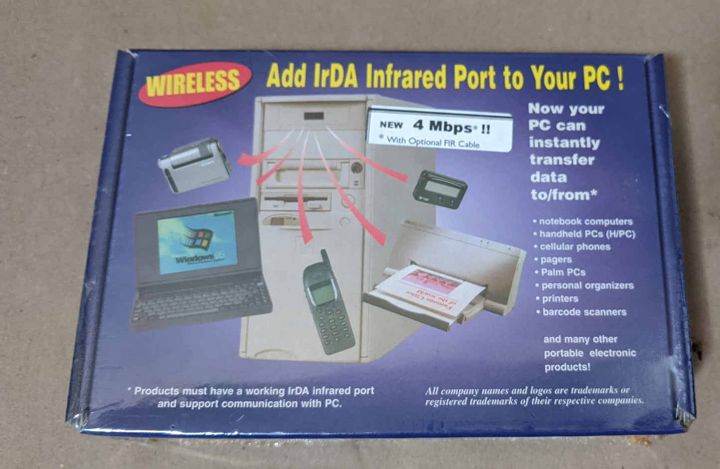 Beige 5.25" Form Factor IrDA Infrared Drive - Retail Version