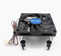 HIGH POWER® BlackAM4 Super Low Profile 40mm Height 2U/4U/Mini ITX AMD Ryzen Socket AM4/AM5 CPU Cooler with Dual Ball Bearing PWM Cooling Fan