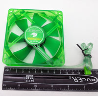 3-pack: NEW Evercool Ever Green Quiet 16dBA 90mm 3pin PC Case Cooling Fan EGF-9