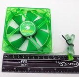 3-pack: NEW Evercool Ever Green Quiet 16dBA 90mm 3pin PC Case Cooling Fan EGF-9