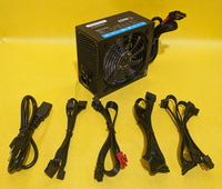 Lot 4pcs: PowerSpec 650W RGB LED Fan 80+ Bronze 2x PCIE SemiModular Power Supply
