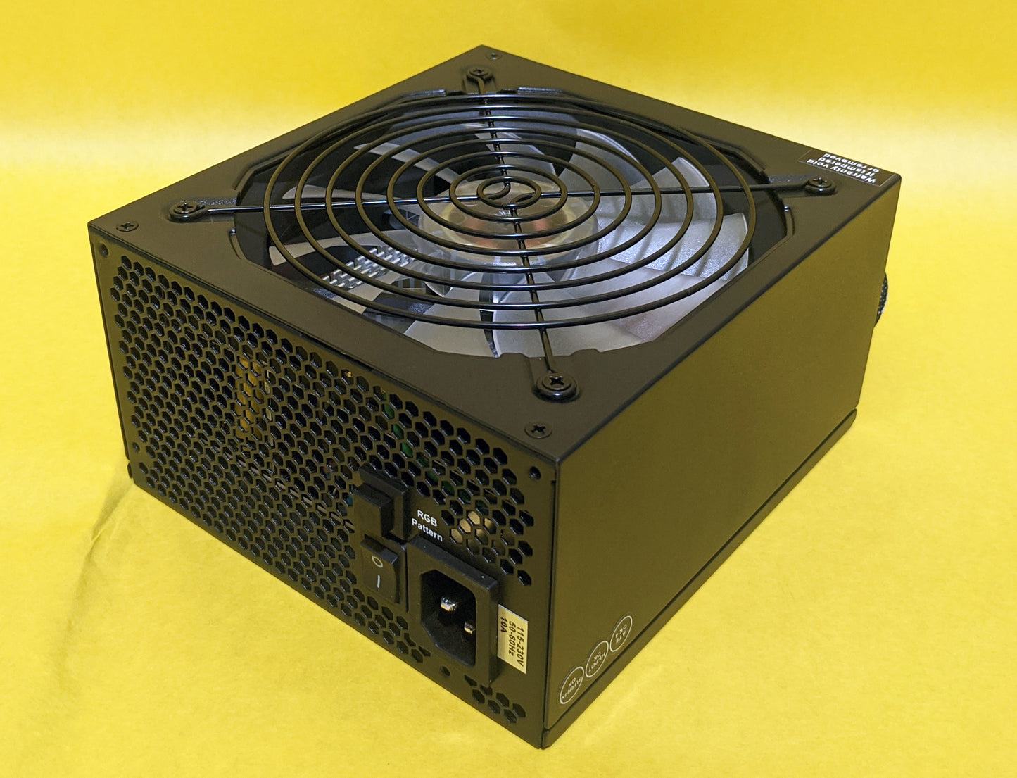 Lot 4pcs: PowerSpec 650W RGB LED Fan 80+ Bronze 2x PCIE SemiModular Power Supply