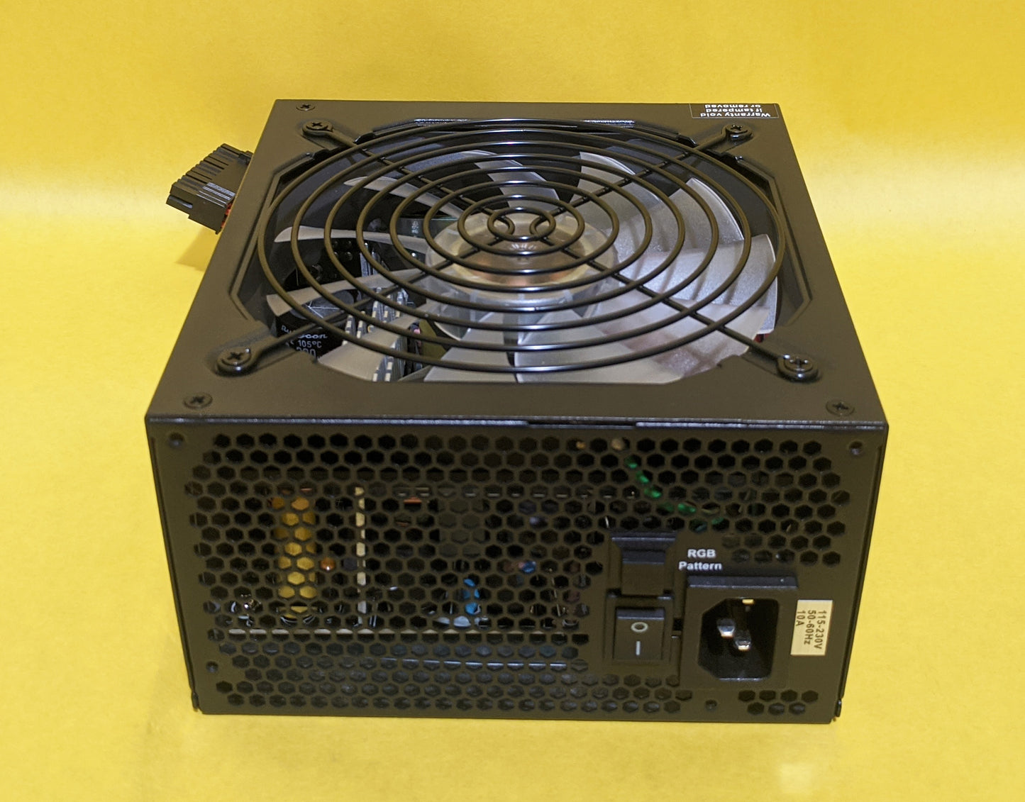Lot 4pcs: PowerSpec 650W RGB LED Fan 80+ Bronze 2x PCIE SemiModular Power Supply