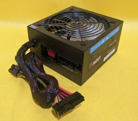Lot 4pcs: PowerSpec 650W RGB LED Fan 80+ Bronze 2x PCIE SemiModular Power Supply