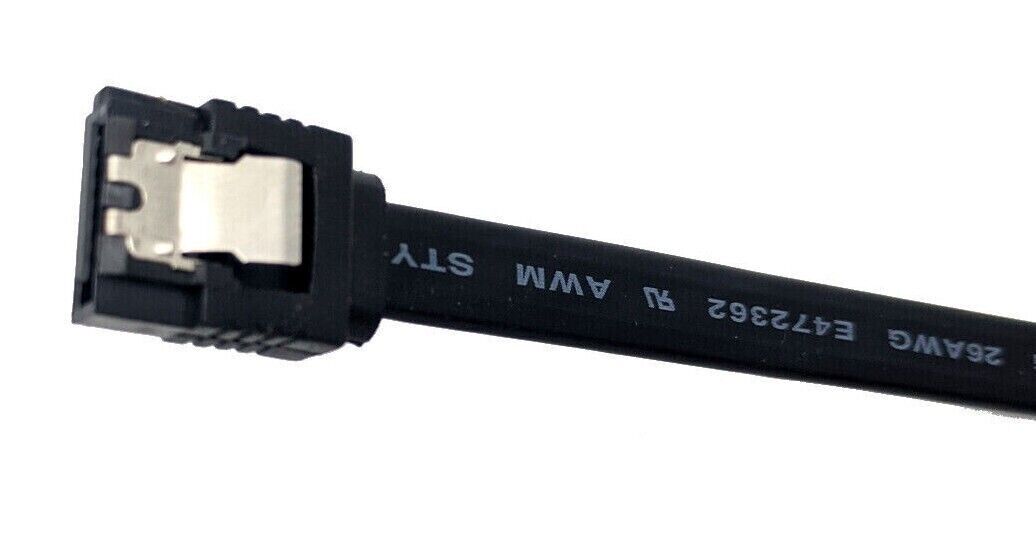 Mix Lot 80: NEW 19" SATA 3.0 6Gb/s (40x 90-degree+ 40x Straight) PC Data Cables