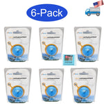 6-Pack: NEW Logisys Blue Golf Ball Anti-Slip Notebook, PC Keyboard, Cell Phone Tilt Stand ST01BL
