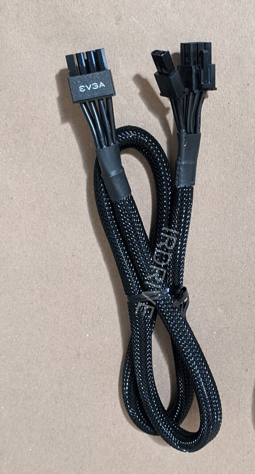 2-Pack: EVGA 8-Pin to Single 6+2-Pin PCI-E Power Cable P/N: W001-00-000147
