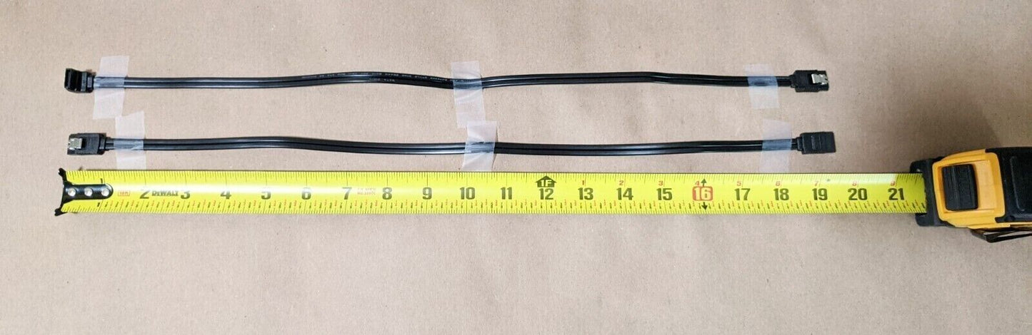 Mix Lot 80: NEW 19" SATA 3.0 6Gb/s (40x 90-degree+ 40x Straight) PC Data Cables