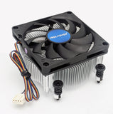 HIGH POWER® BlackAM4 Super Low Profile 40mm Height 2U/4U/Mini ITX AMD Ryzen Socket AM4/AM5 CPU Cooler with Dual Ball Bearing PWM Cooling Fan