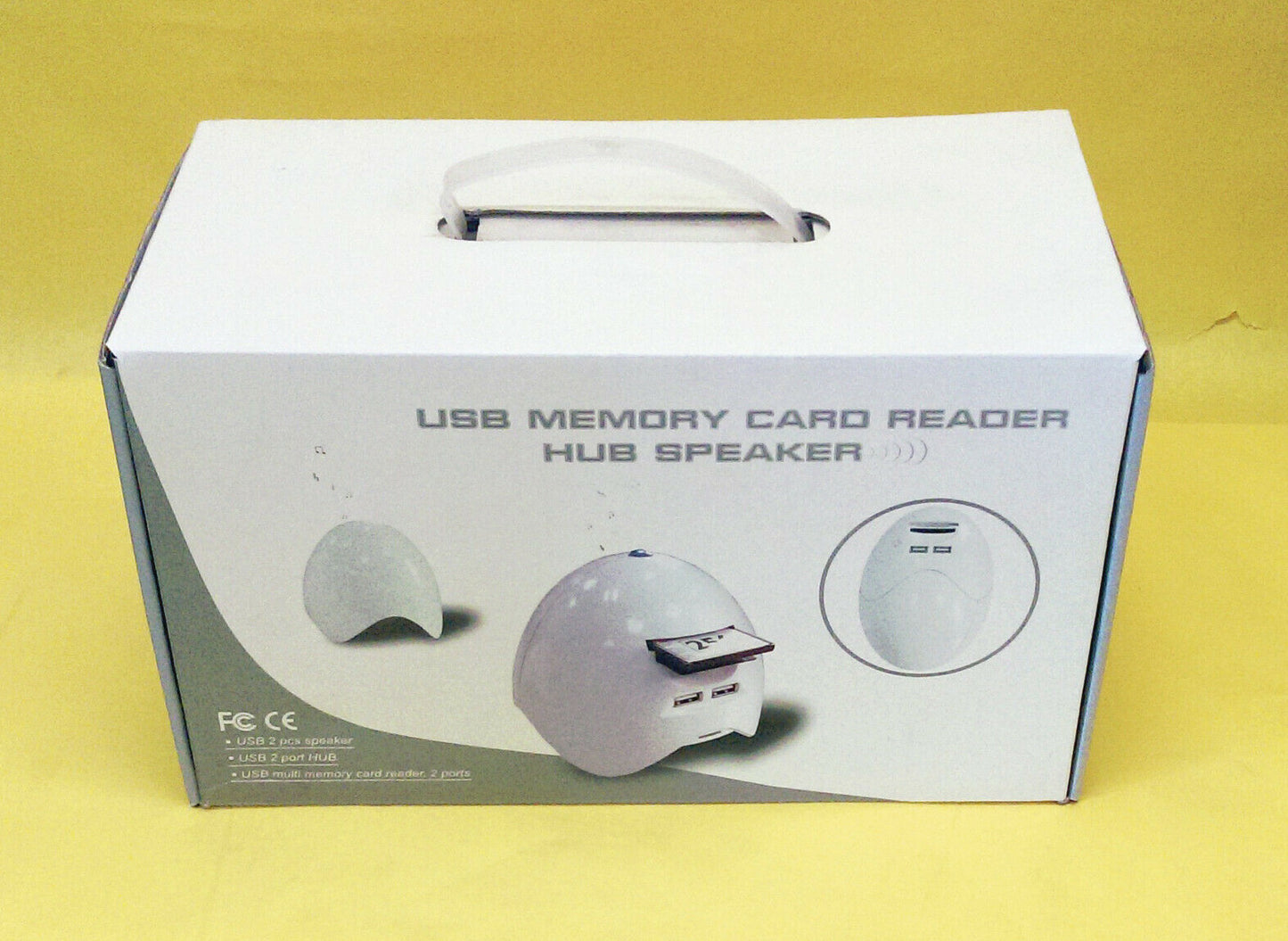 Lot 8: Egg-Shape USB Speakers/2.0 Hub/Memory Card Reader: Notebook,PC,Mac Book laptop