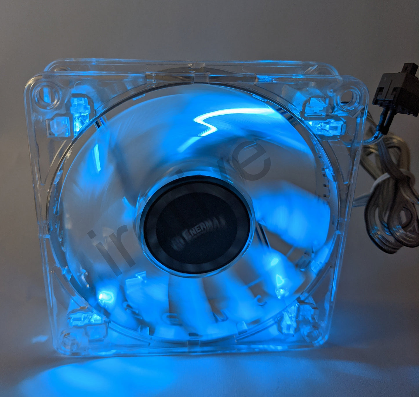 12-pack: NEW Enermax Twister 80mm Blue LED 3pin 12V ON/OFF Switch Case Cooling Fan