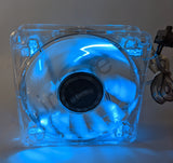 6pack: NEW Enermax Twister 80mm Blue LED 3pin 12V ON/OFF Switch Case Cooling Fan