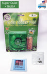 NEW Evercool Ever Green 80mm 3pin 16dBA Super Quiet  PC Case Cooling Fan EGF-8
