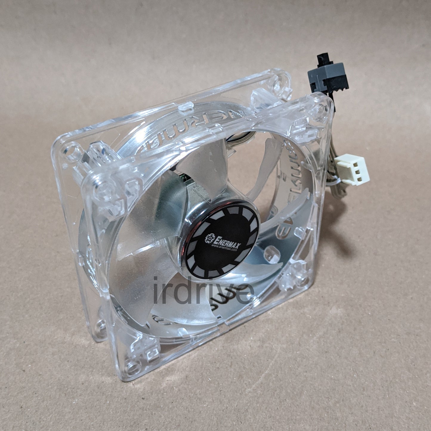 12-pack: NEW Enermax Twister 80mm Blue LED 3pin 12V ON/OFF Switch Case Cooling Fan