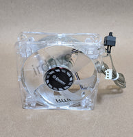 6pack: NEW Enermax Twister 80mm Blue LED 3pin 12V ON/OFF Switch Case Cooling Fan