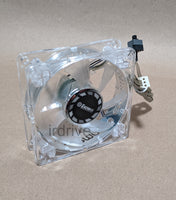 6pack: NEW Enermax Twister 80mm Blue LED 3pin 12V ON/OFF Switch Case Cooling Fan