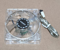 6pack: NEW Enermax Twister 80mm Blue LED 3pin 12V ON/OFF Switch Case Cooling Fan