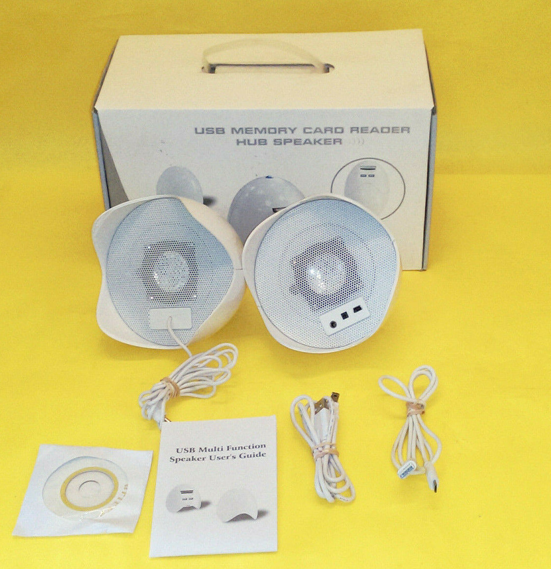 Egg-Shape USB Speakers/2.0 Hub/Memory Card Reader: Notebook,PC,Mac Book laptop