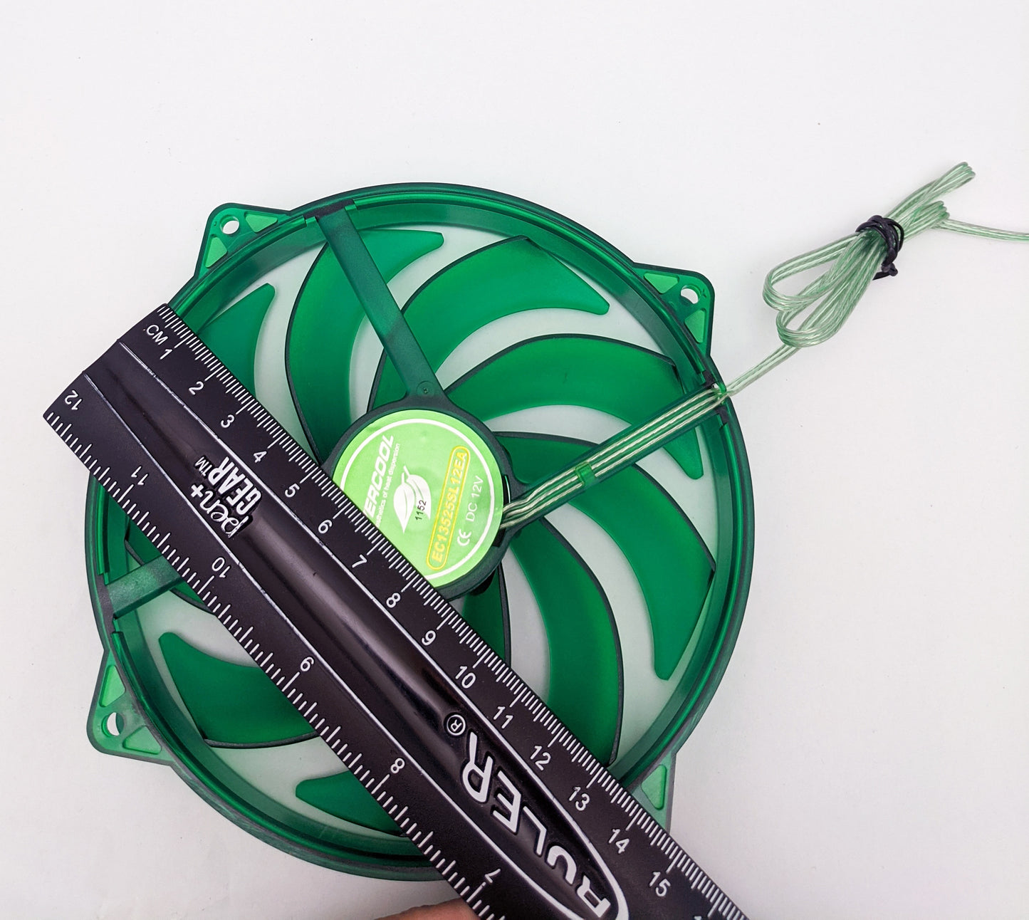 NEW Evercool Ever Green 135mm/140mm PC Case Cooling Fan Convert-to 120mm EGF-N12
