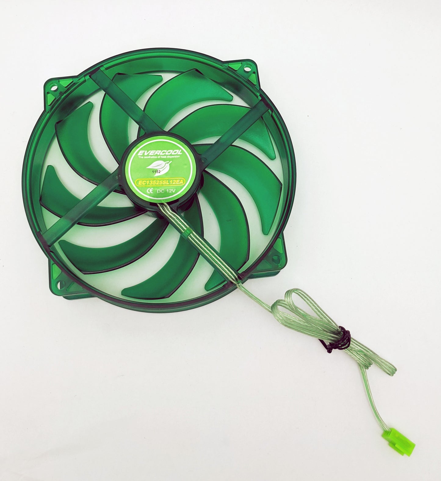 NEW Evercool Ever Green 135mm/140mm PC Case Cooling Fan Convert-to 120mm EGF-N12