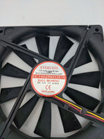 2-Pack: NEW Evercool 140mm Ball 3pin 12V 0.45A PC Case Cooling Fan EC14025M12CA