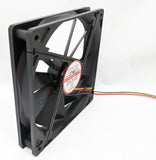 2-Pack: NEW Evercool 140mm Ball 3pin 12V 0.45A PC Case Cooling Fan EC14025M12CA