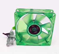 3pack: NEW Evercool Ever Green 80mm 3pin 16dBA Super Quiet  PC Case Cooling Fan EGF-8