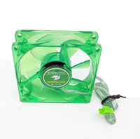 3pack: NEW Evercool Ever Green 80mm 3pin 16dBA Super Quiet  PC Case Cooling Fan EGF-8