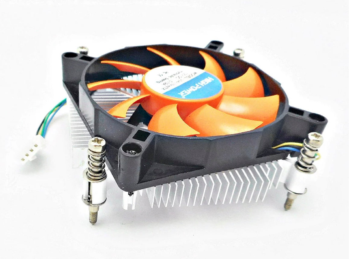 Lot 7: NEW HIGH POWER® LGA-115x-mITX 1U Low-Profile Quiet 80mm CPU Cooling Fan i5 i7