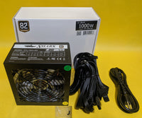 SHARK ATX-1000-LED Quiet LED Fan 1000W Gaming PC PCIe Power Supply ATX/EPS 12V