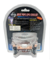 2-Pack: NEW Evercool Overclock LED Cooler Fan for Intel Core 2 Duo P4 Socket T LGA 775 CPU HPH-9525CU