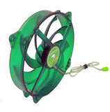 NEW Evercool Ever Green 135mm/140mm PC Cooling Fan Converts to 120mm w/ Bracket Model: EGF-N12