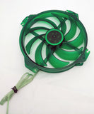 NEW Evercool Ever Green 135mm/140mm PC Cooling Fan Converts to 120mm w/ Bracket Model: EGF-N12