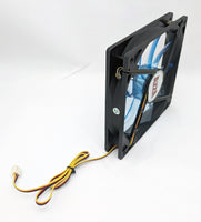 2-pack: NEW Azza 140mm x 25mm Blue LED 3-pin Gaming PC Case Cooling Fan 14cm